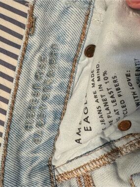 American Eagle Outfitters Light Blue Straight Leg Jeans